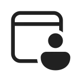 Calendar Person SVG Icon